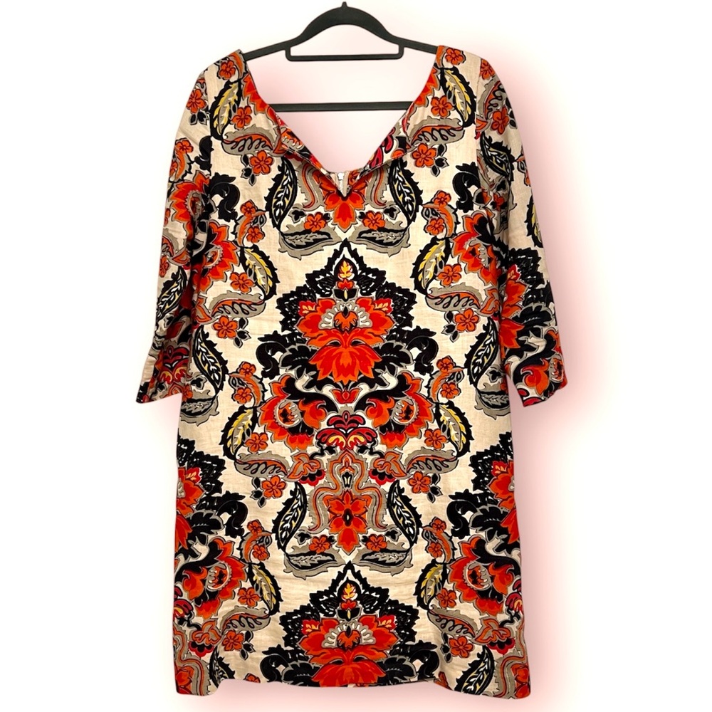 J. Crew Antonia Linen Dress